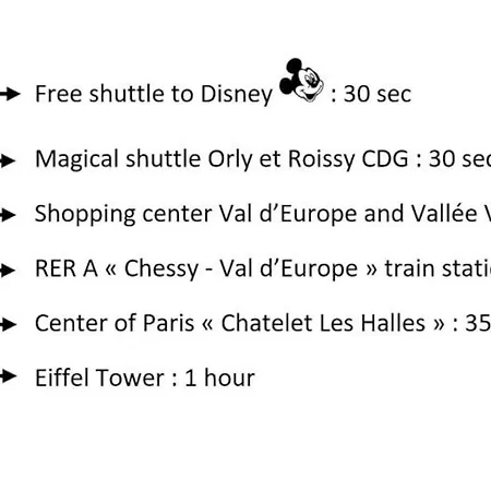 Disneyland Paris, Appartement 70M², Parking Prive Serris Exterior photo