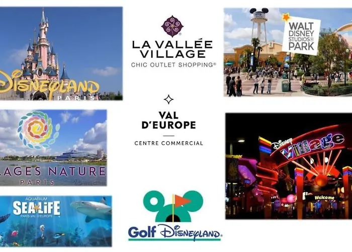 Disneyland Paris, Appartement 70M², Parking Prive