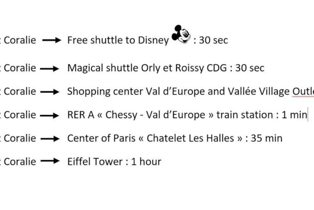 Disneyland Paris, 70m², Parking Prive